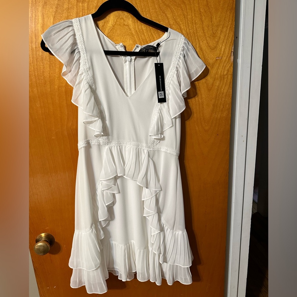 BCBG Ruffle Mini Dress - Picture 5 of 11